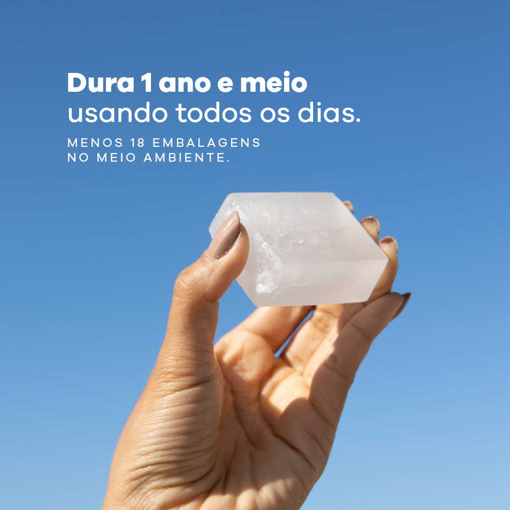 Desodorante Cristal Stick Stone Vegano 90g Alva