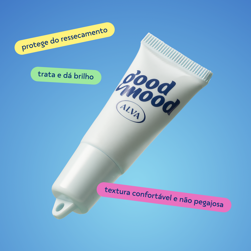 Lip Balm Gloss Clear 6g Good Mood Alva