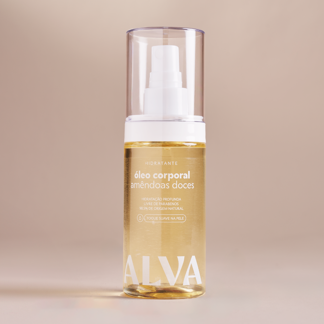Óleo Corporal Hidratante de Amêndoa Doce 100ml Alva