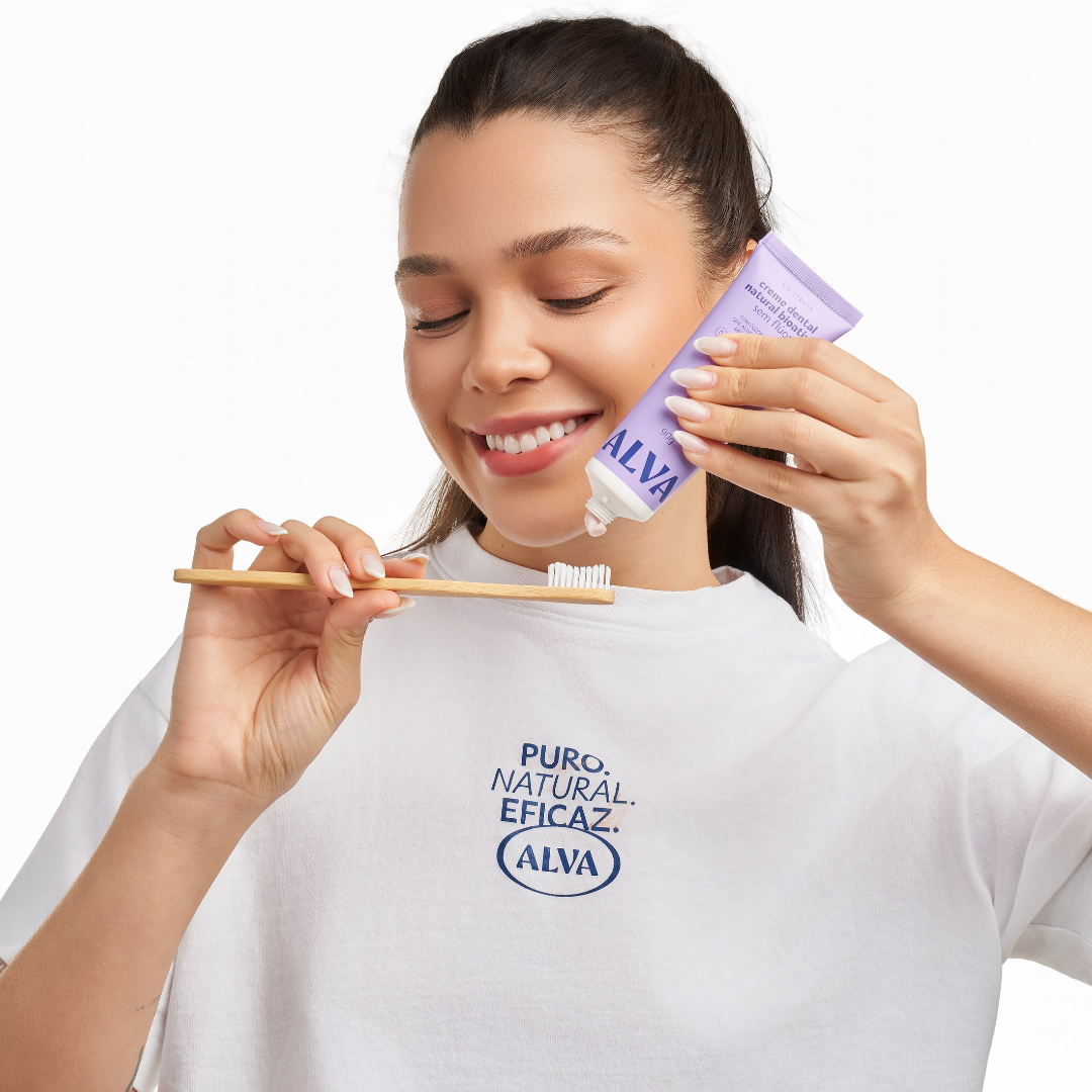 Pasta de Dente No Stress - Lavanda e Laranja Vegano 90g Alva
