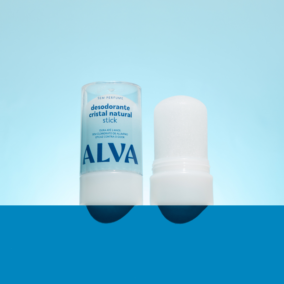 Desodorante Cristal Stick Vegano 120g Alva