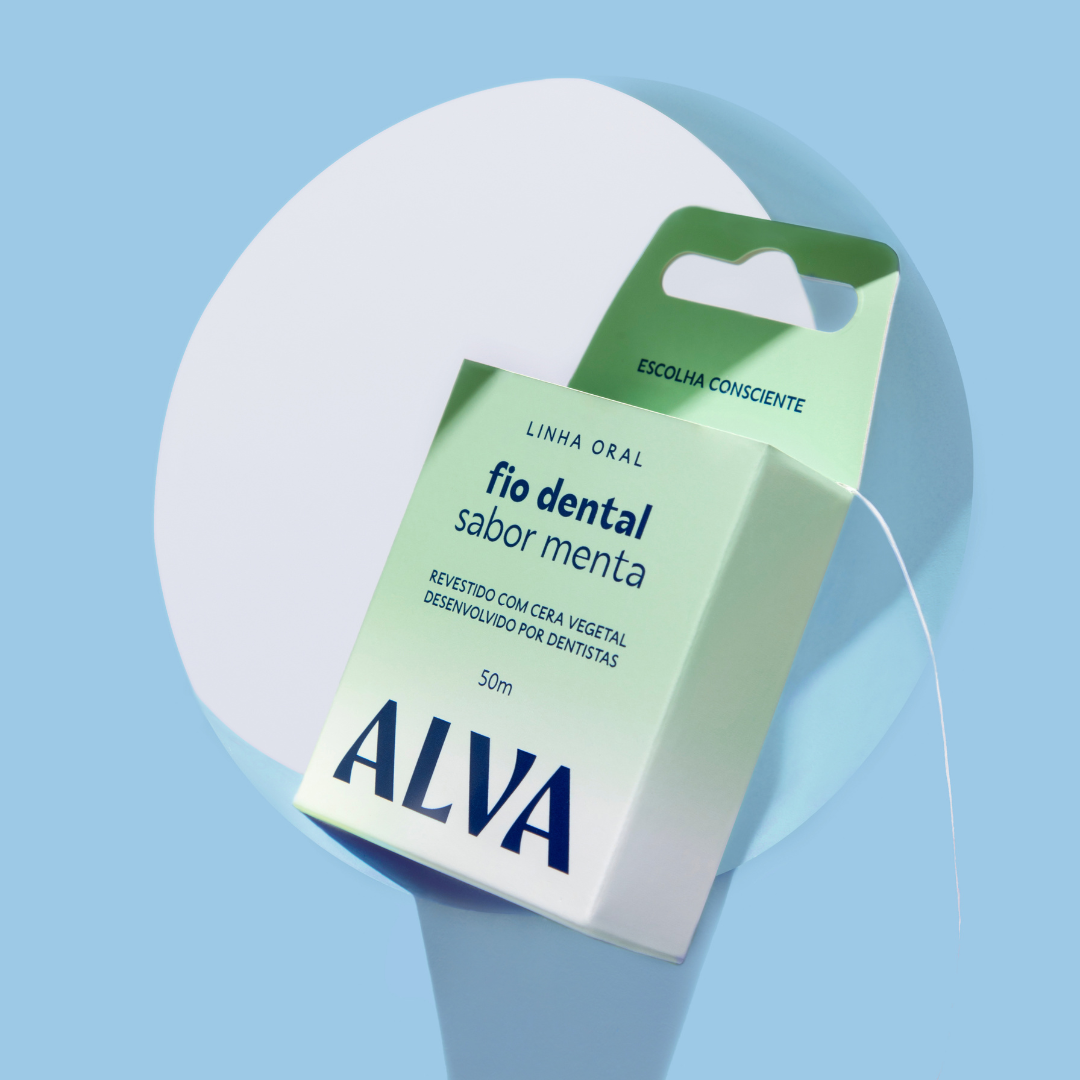 Fio Dental Menta 50m Natural Alva