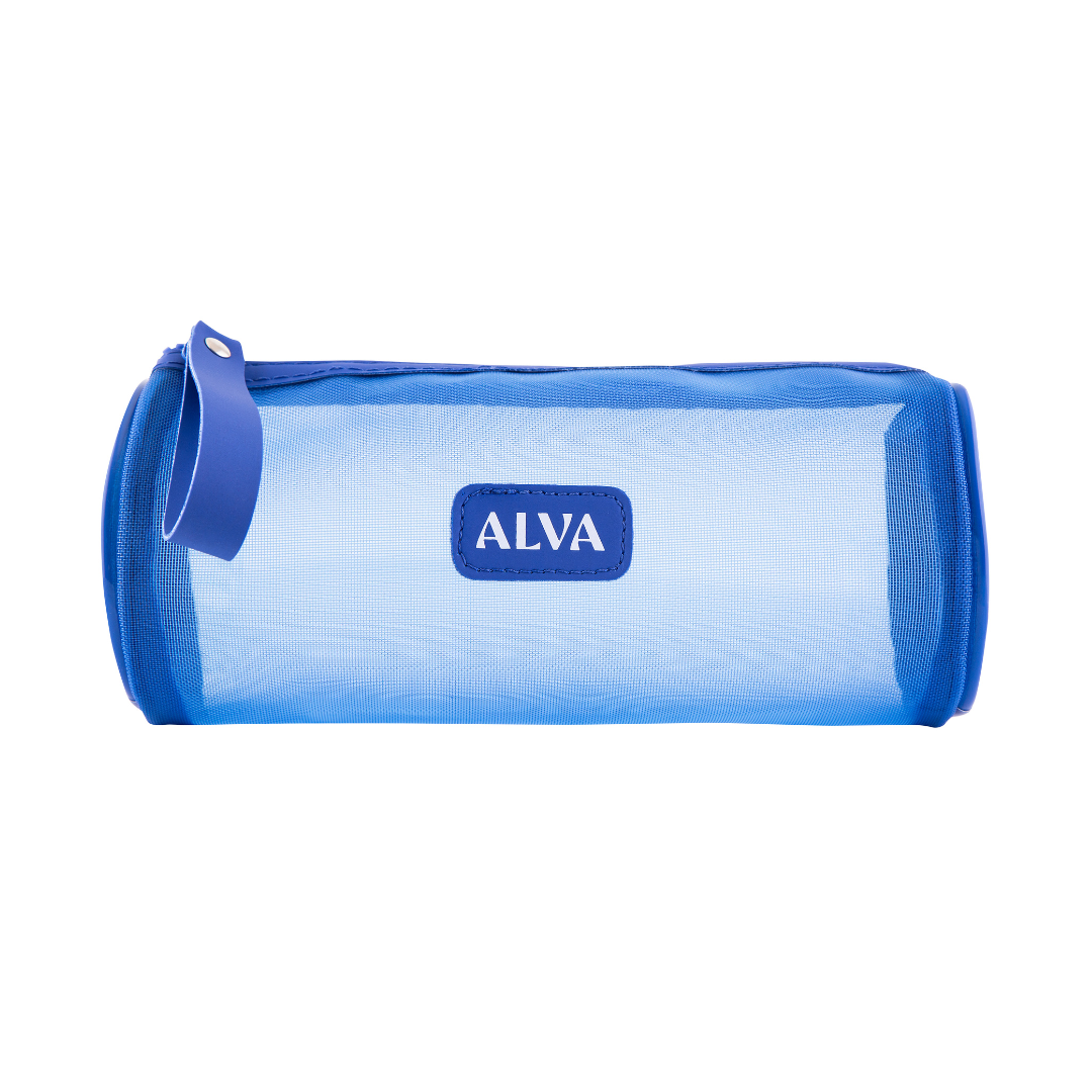 Estojo Tela Azul Alva