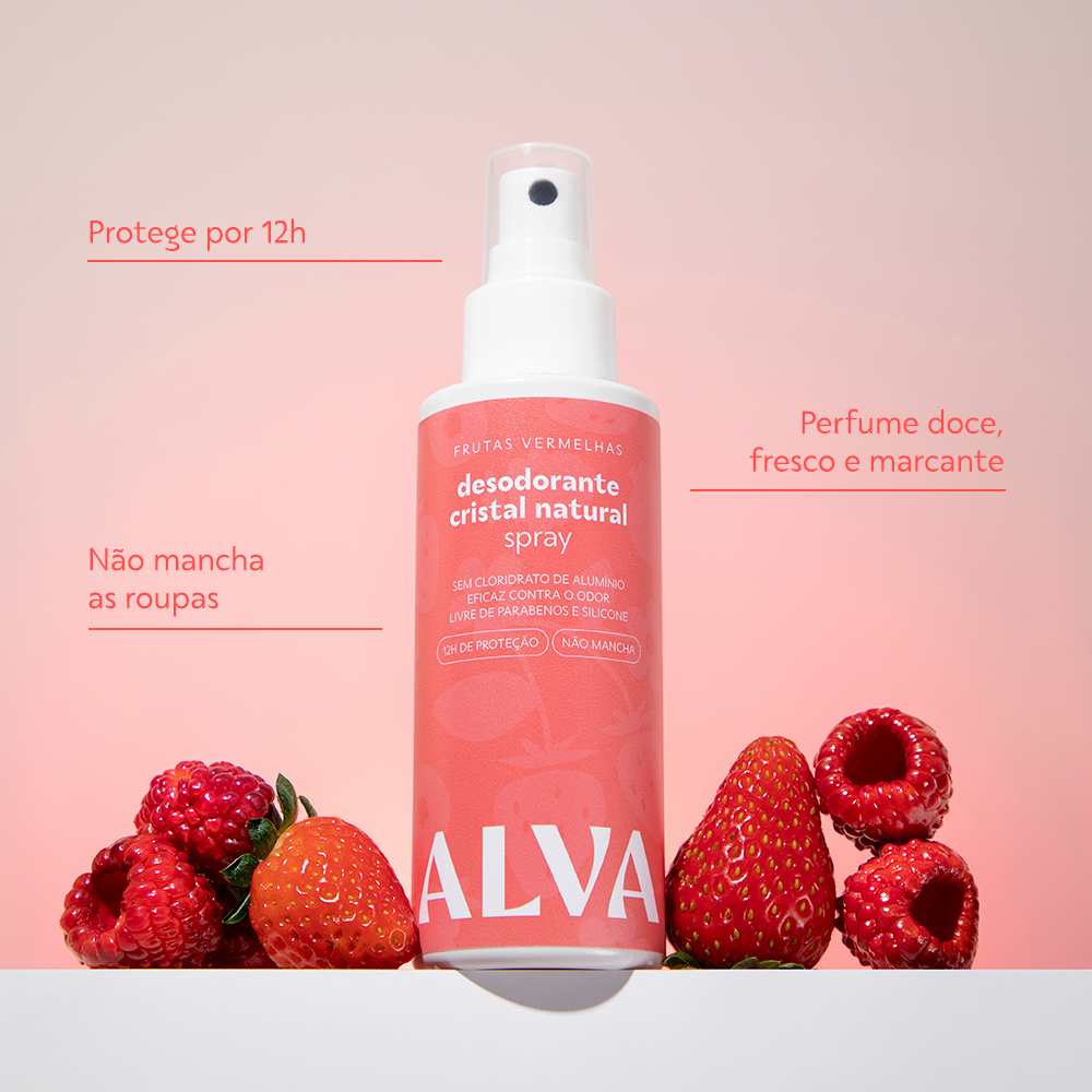 Kit Transição para Desodorante Natural - Frutas Vermelhas