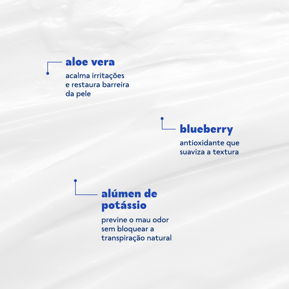 Desodorante Roll-on Blueberry 50ml Good Mood Alva