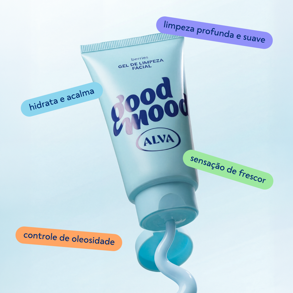 Gel de Limpeza Facial 100ml Good Mood Alva