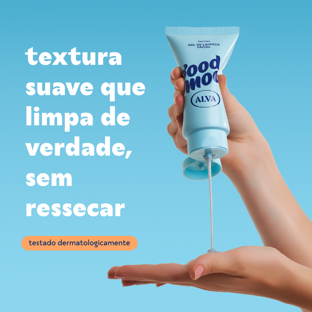 Gel de Limpeza Facial 100ml Good Mood Alva