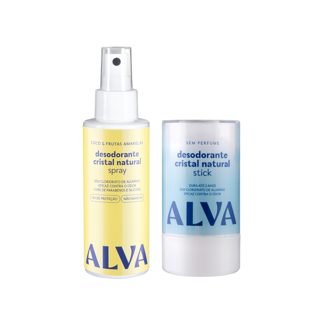 Kit Transição para Desodorante Natural - Coco & Frutas Amarelas