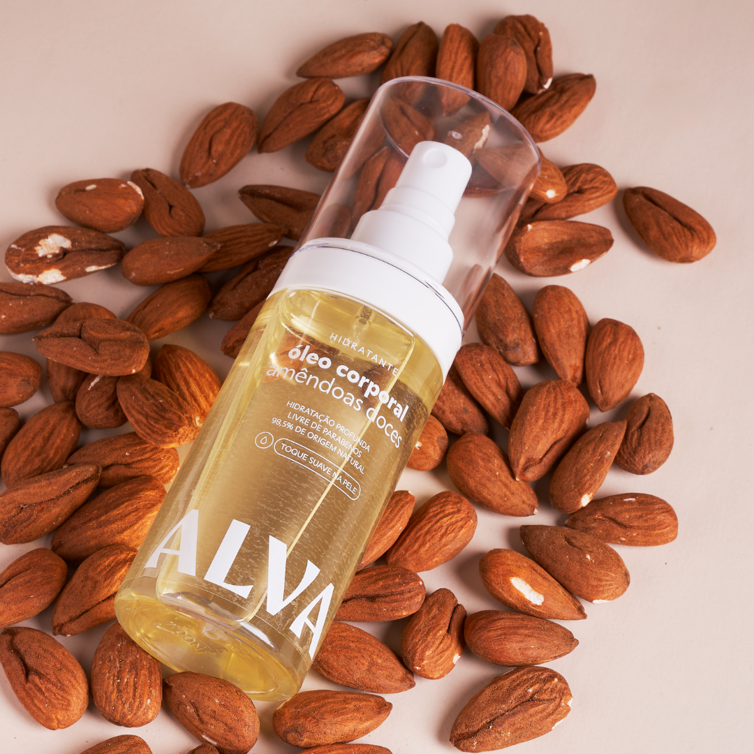 Óleo Corporal Hidratante de Amêndoa Doce 100ml Alva