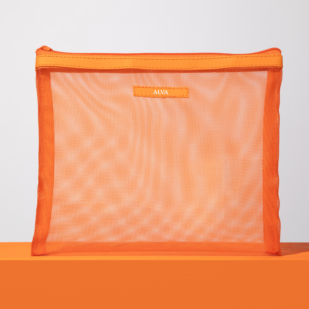 Necessaire Tela Laranja Alva