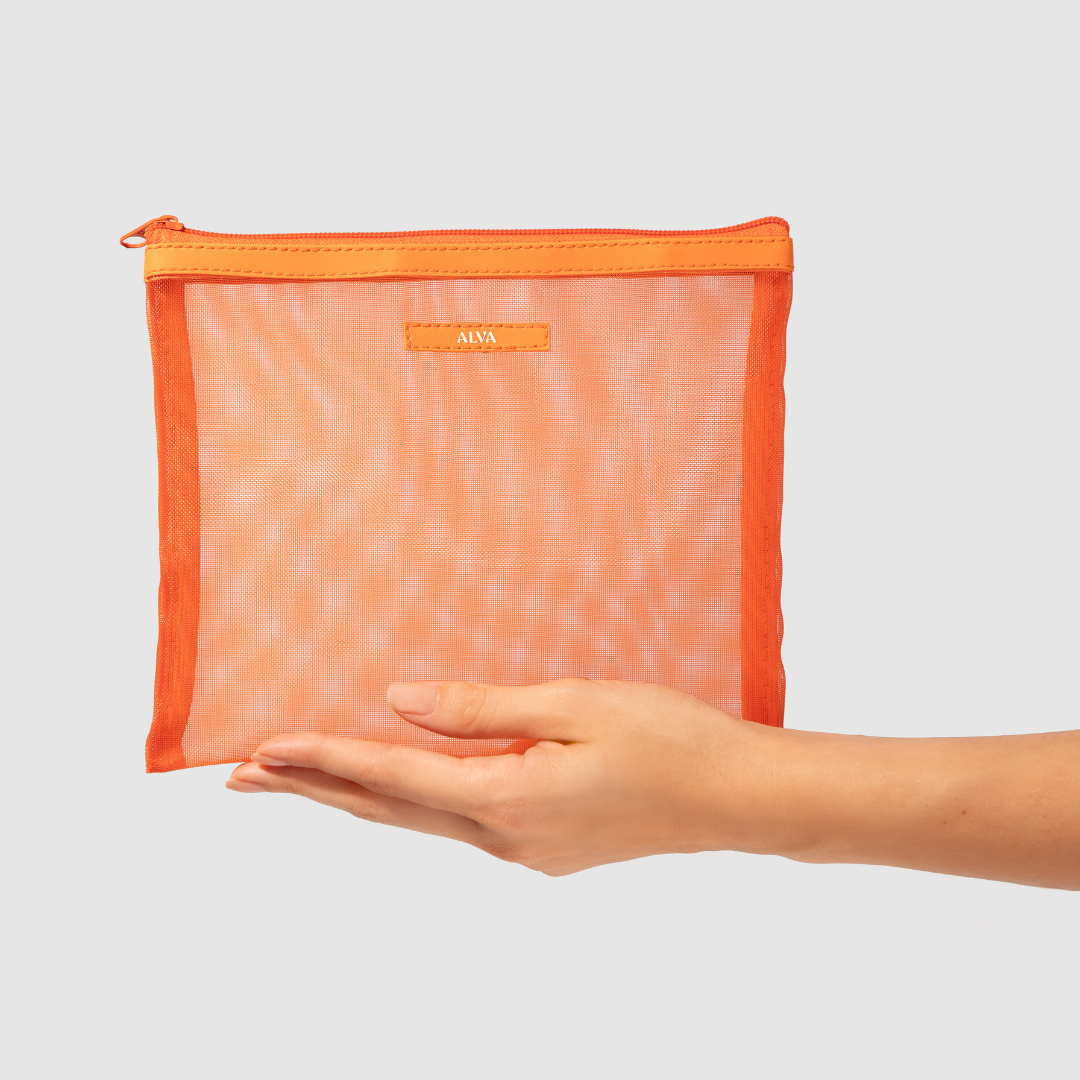 Necessaire Tela Laranja Alva