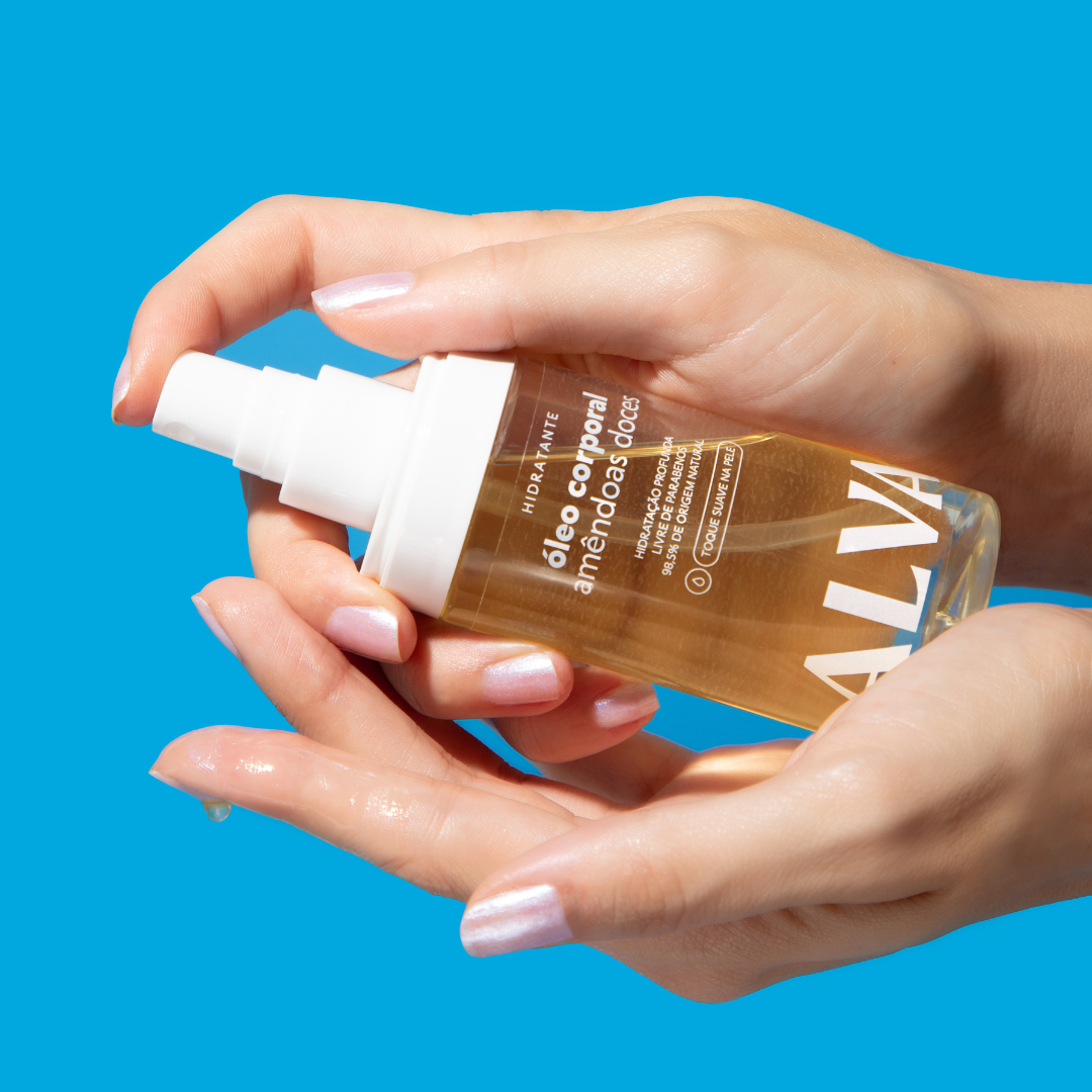 Óleo Corporal Hidratante de Amêndoa Doce 100ml Alva