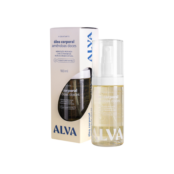 Óleo Corporal Hidratante de Amêndoa Doce 100ml Alva