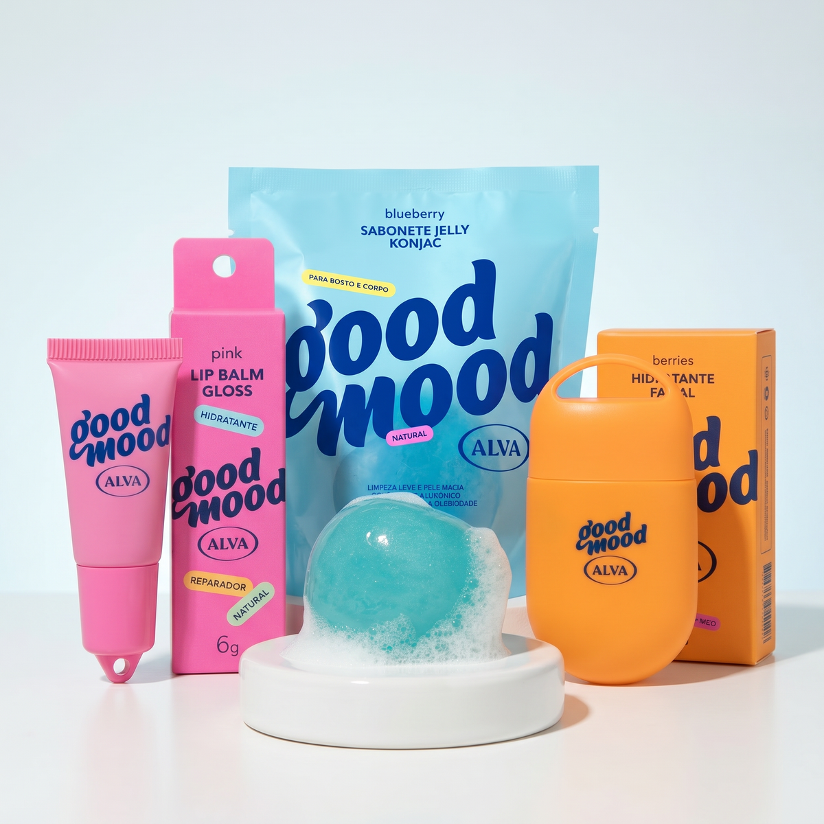 Kit Rotina Pink Good Mood